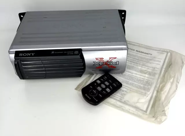 Sony Xplod CDX-565MXRF 10 CD Changer MP3 Compact Disc Charger + Wires DISPLAY