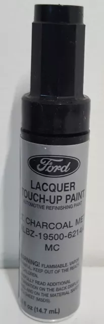 NOS OEM Ford Lacquer Touch Up Paint LT CHARCOAL MET ALBZ-19500-6214A  MC