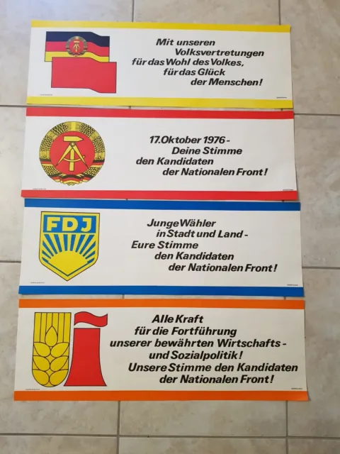 DDR Propaganda Plakate 1976