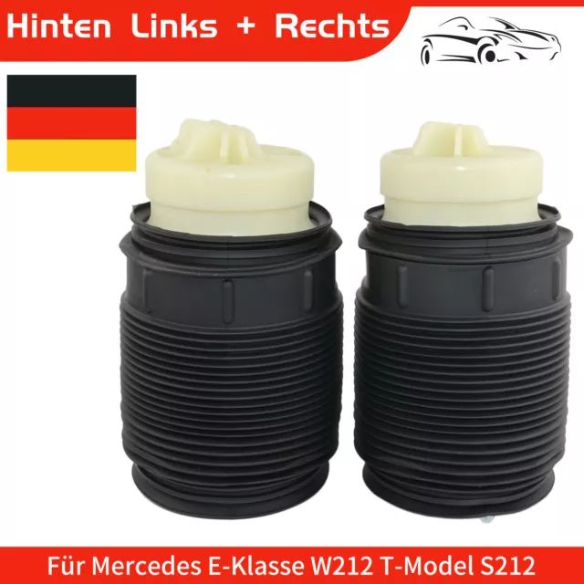 2x Luftfeder Luftfederung Hinten L+R für Mercedes-Benz CLS C218 E-Klasse W212