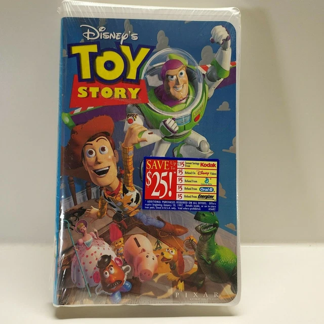 BRAND NEW TOY Story Vhs 67031 Disney's Pixar Rated G Tom Hanks Buz