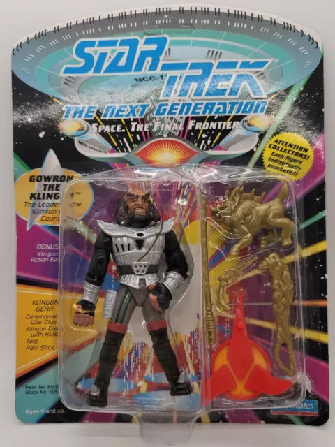 1992 Playmates Star Trek Next Generation Gowron The Klingon Toy Action Figure