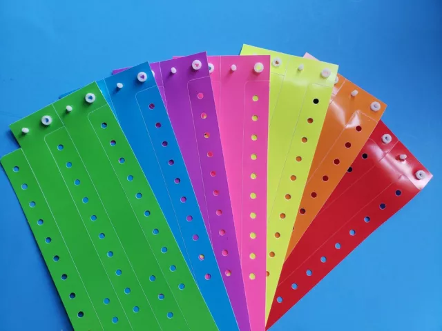 35 3/4" Assorted Plastic/ Vinyl Wristbands, Wrist Bands For Events, 35 3/4" Assorted Plastic/ Vinyl Wristbands, Wrist Bands For Events,