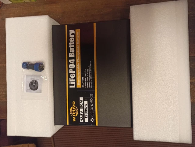 12V 100Ah Lithium Batterie LiFePO4 Akku für Wohnmobil Solarbatterie Boot RV