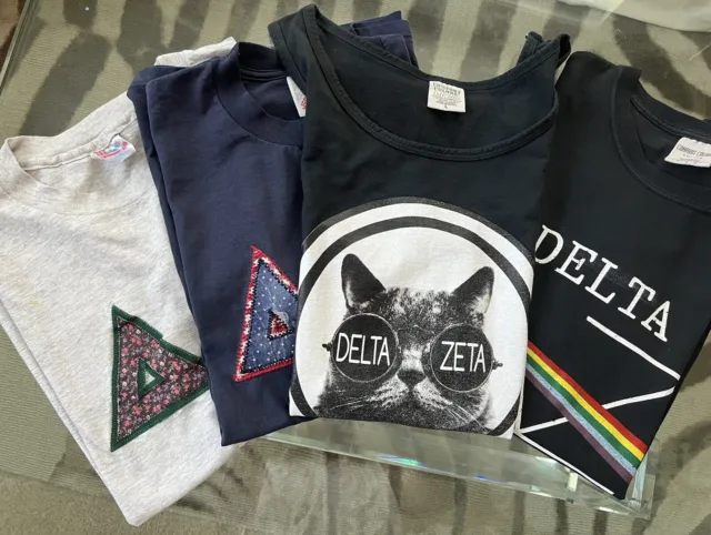 Delta Zeta Sorority Assorted  T-Shirts LARGE