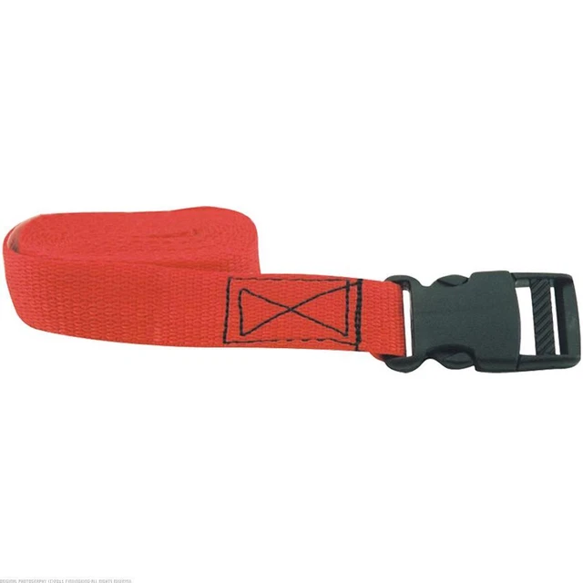 Erickson 1" x 6' Luggage Strap with Side Release Buckle Red 08400