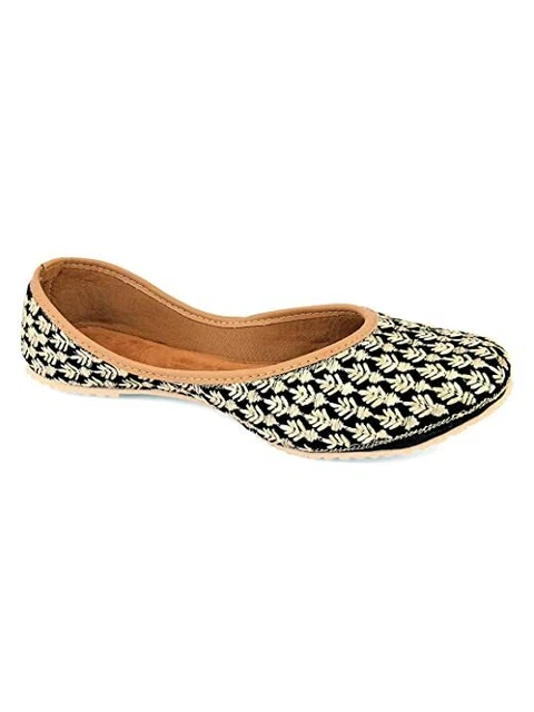 Donna Bellies Punjabi Jutti Indiano Khussa Etnico Mojari Piatto Taglia US 6-11