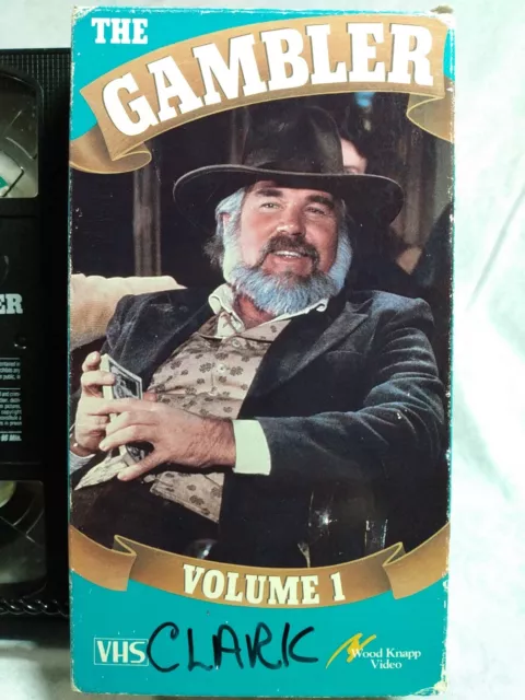 The Gambler Volume 1 VHS Kenny Rogers 1980, Wood Knapp