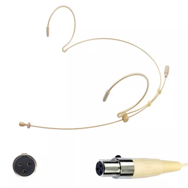 AKG Ear Hook Microphone Female 3 Pin Mini XLR (TA3F) for Body Pack Transmitters
