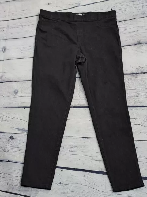 Jeggings denim elasticizzato neri Pep&Co taglia 16 (B13)