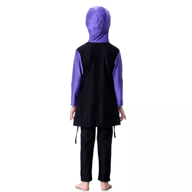 Girl Child Kid Modest Muslim Islamic Swimwear Swimsuit Beachwear Burkini Burqini 2