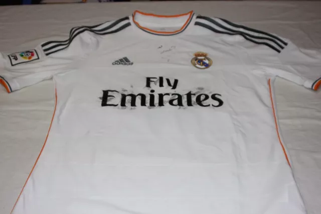 CAMISETA FUTBOL REAL MADRID ADIDAS Talla "M" 11 BALE (Gareth) Fly Emirates