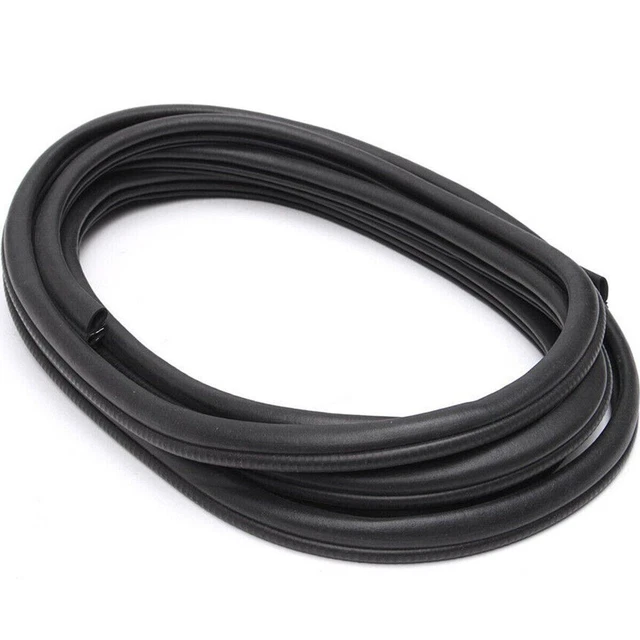 Universal 4M Black EPDM Steel Belt Seal Strip For Car Body Front/Back Door Edge
