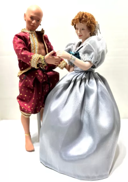 The King and I Porcelain Dolls “Shall We Dance?” Ashton-Drake Galleries In Box