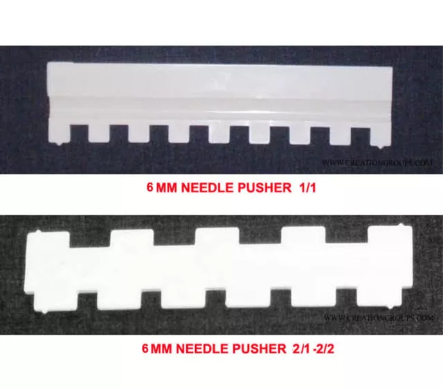 Set mit 6 mm (4 Stärke) Nadelschieber 1/1,2/1-2/2 für Studio MK70 & Empisal HK160