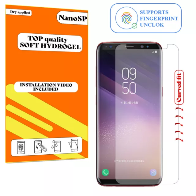 Screen Protector For Samsung Galaxy S8 Hydrogel Cover - Clear TPU FILM