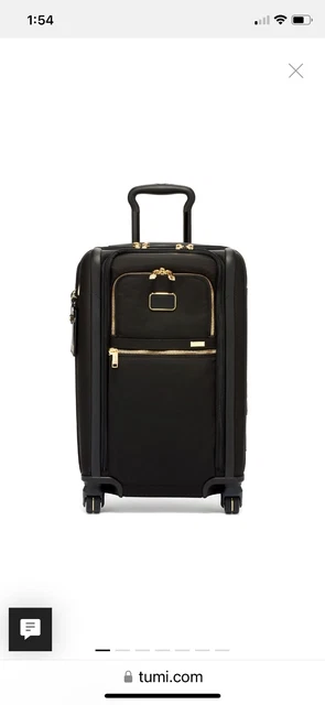 Tumi 1171611041 Alpha Continental Dual Access 4 Wheeled Carry-On - Black