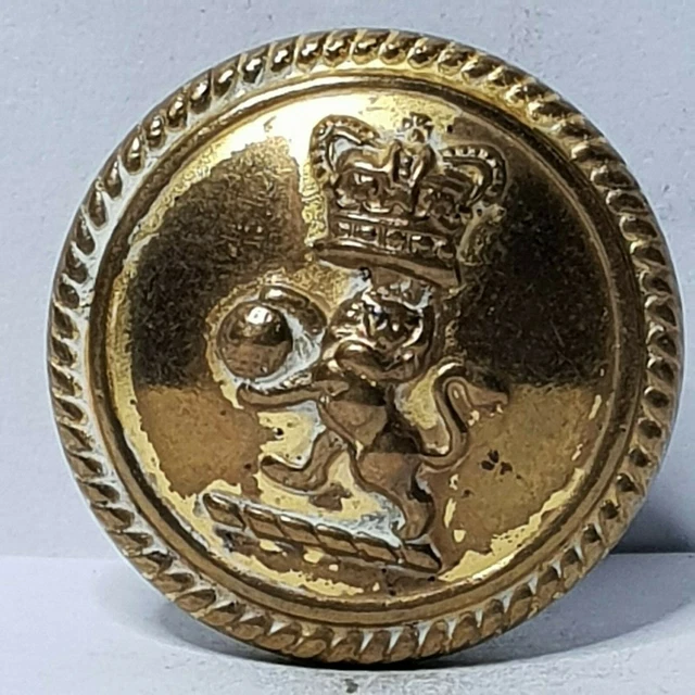 Cunard line 20mm Victorian gilt button Baker & co
