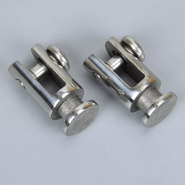 2pcs 316 Stainless Steel Quick Release Post Deck Hinge Hardware for Boat Marine