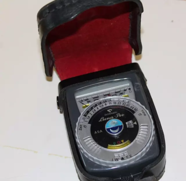Gossen Luna-Pro Exposure Meter With Black Case