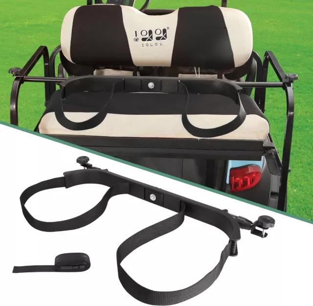Universal Golf Bag Holder Attachment Bracket Rack for Rear Flip Seat EZGO Yamaha