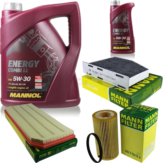 INSPEKTIONSPAKET FILTER SET 5W30 Motoröl für VW Golf VI 5K1 Audi A3 Sportback EUR 87,59