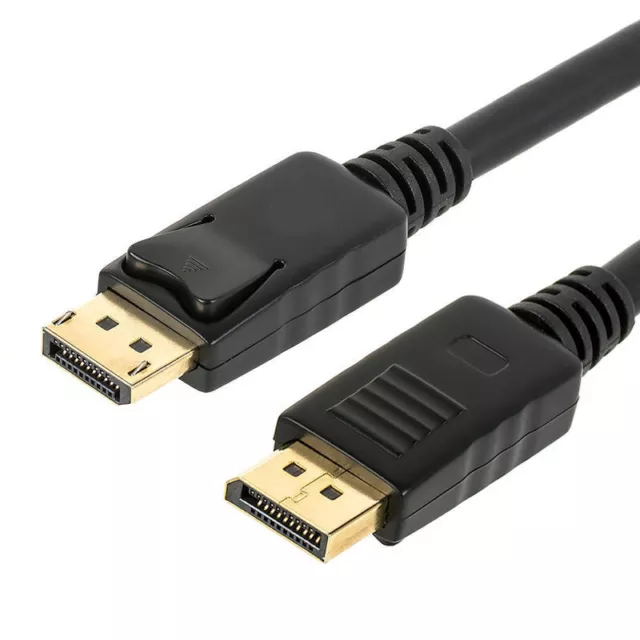 High Speed 6Ft Display Port DP Male to DisplayPort Male Adapter Cable Cord 1080P