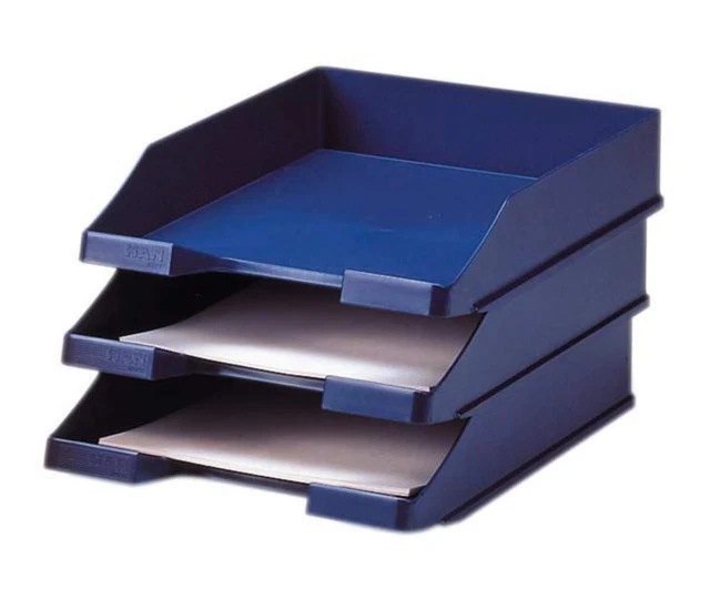 HAN - Standardbriefkorb C4 , Polystyrol (PS), blau