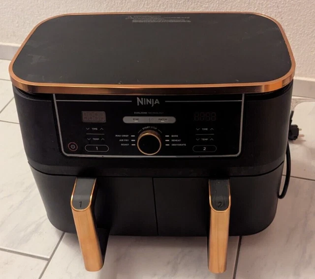 Ninja Dual Zone Airfryer met 2 lades en 6 functies - 9.5L