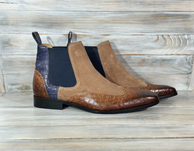 Bottes Homme MELVIN & HAMILTON En Cuir Noir - Taille 48 EUR - Occasion TBE