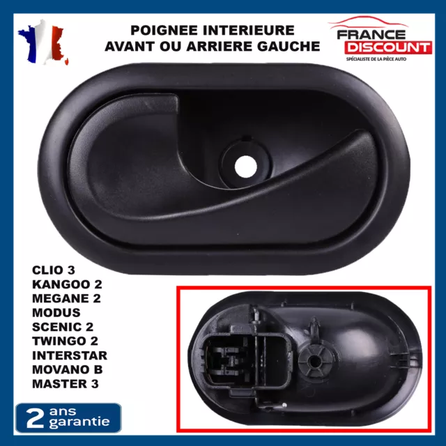 Poignée Intérieure de Porte AVANT ou ARRIERE Gauche Movano B Modus Kangoo 2