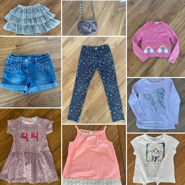 Girls Clothing Bundle ~ 10 Items ~ Next / Monsoon  ~ Age 6-7 / 7-8 Years VGC