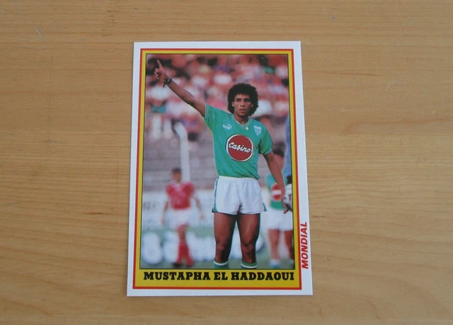 MUSTAPHA EL HADDAOUI Sco Angers Jean-Bouin France Football Card Panini 1994 EUR 1,99 - FR
