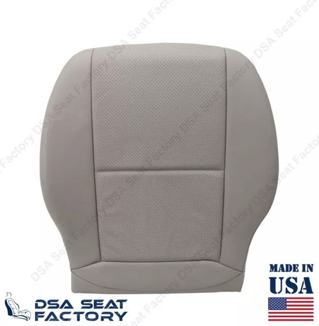 Pour 2009-2012 Mercedes-Benz GLK Driver Bottom Seat Cover-LEATHER GREY