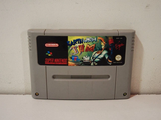 Earthworm Jim Nintendo Super Nintendo SNES PAL EUR