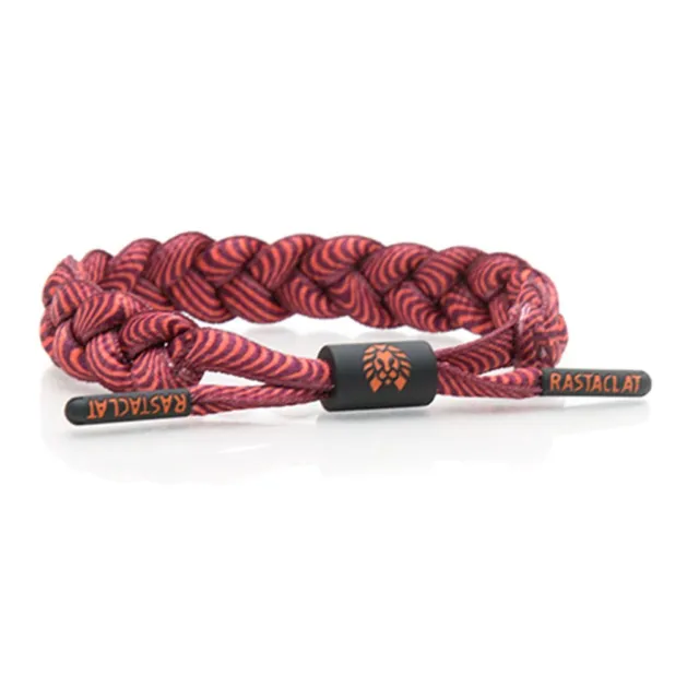 Brand New RASTACLAT Spinoza Red Braided Shoelace Bracelet