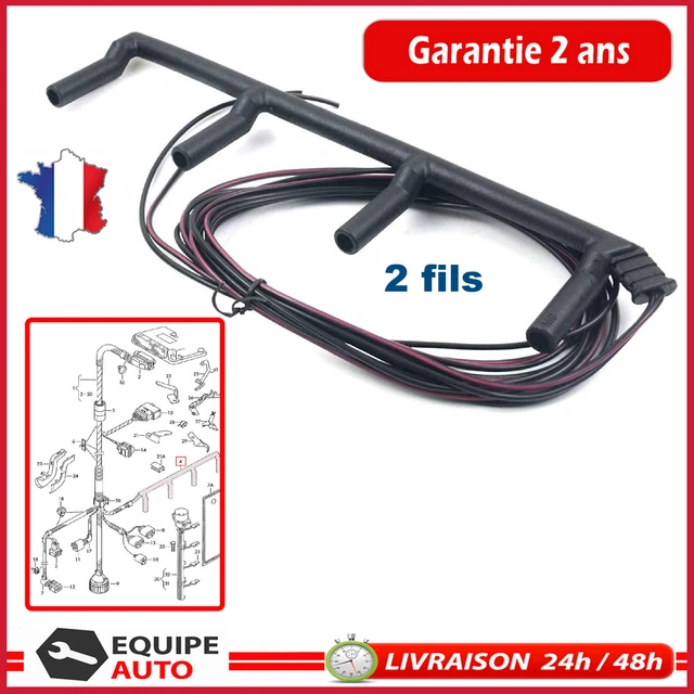 038971782B Cablage Bougies de prechauffage - AUDI SEAT SKODA VW TDI SDI