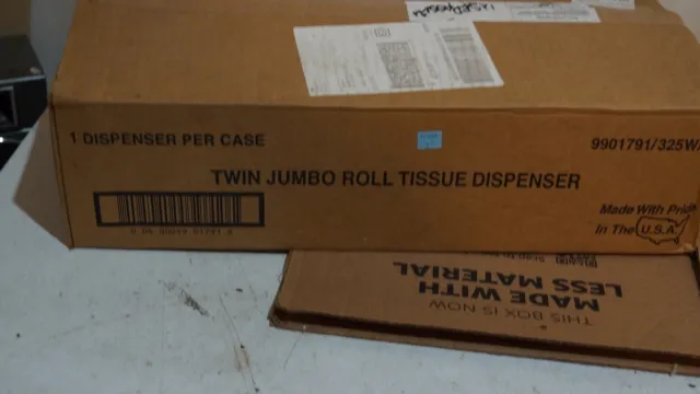 3 Vondrehle Twin Jumbo Roll Toilet Tissue Dispenser-9901791/325WAL