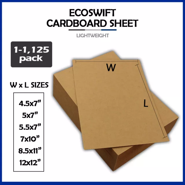 Chipboard Sheets for Craft Scrapbook Shipping Photo Cardboard Insert 500 250+
