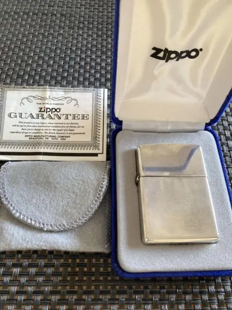 Zippo Sterling Silver 1995