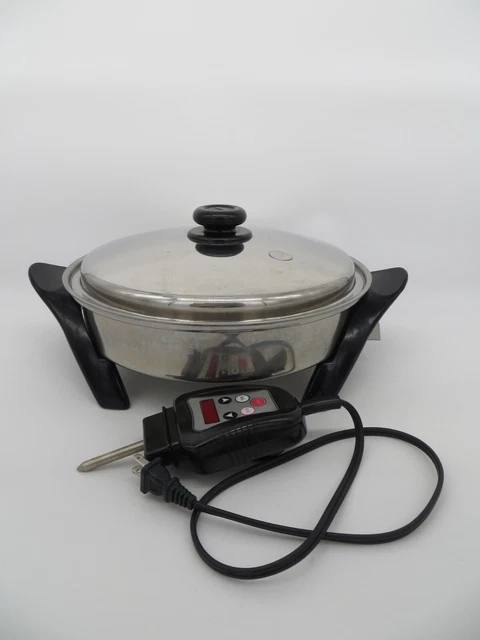 Saladmaster 304/316Ti Stainless Steel Electric Skillet Vapo Lid SA012OCU Saladmaster 304/316Ti Stainless Steel Electric Skillet Vapo Lid SA012OCU