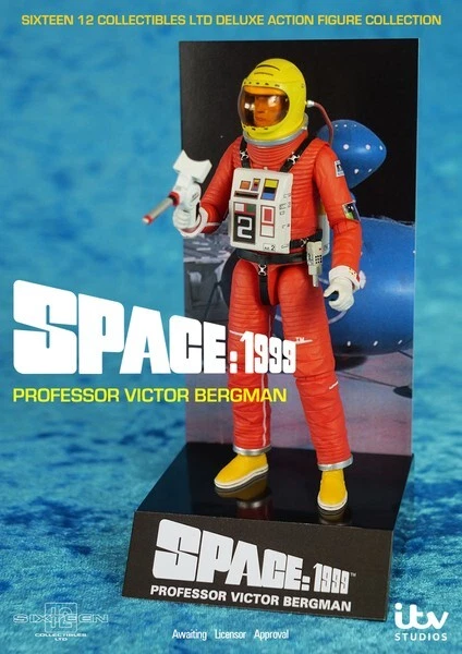 Sixteen 12 Space 1999 Victor Bergman IN Alpha Spacesuit Deluxe Action Figure