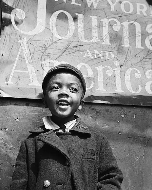 HARLEM NEWSBOY NEW YORK CITY GORDON PARKS 8x10 SILVER HALIDE PHOTO PRINT