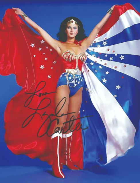 Wonder Woman 8.5X11 Autograph Signed Photo Lynda Carter Signature Poster Reprint
