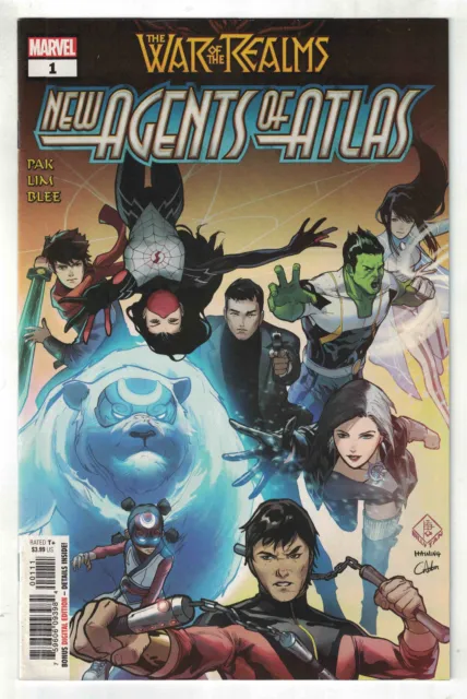 War of the Realms New Agents of Atlas #1 A Cover Tan Marvel 2019 VF/NM