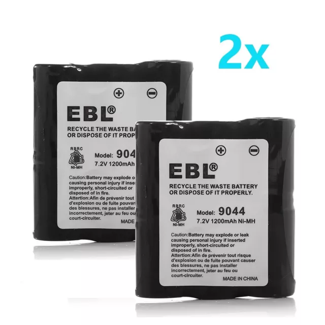 2pc EBL 1200mAh HNN9044A  Battery for Motorola HNN9056 HNN9056A Spirit SP10 SP21