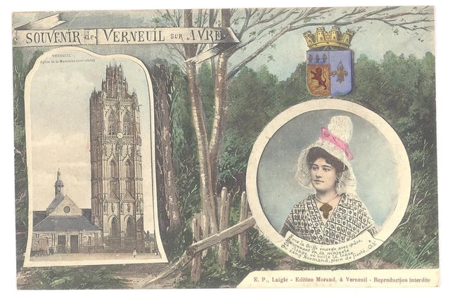 CPA 27 - VERNEUIL SUR AVRE (Eure) - Souvenir de Verneuil sur avre