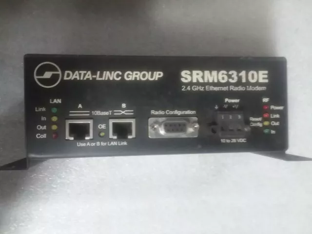Data-Linc SRM6310E 2.4 GHz Ethernet Radio Modem - 60 day warranty