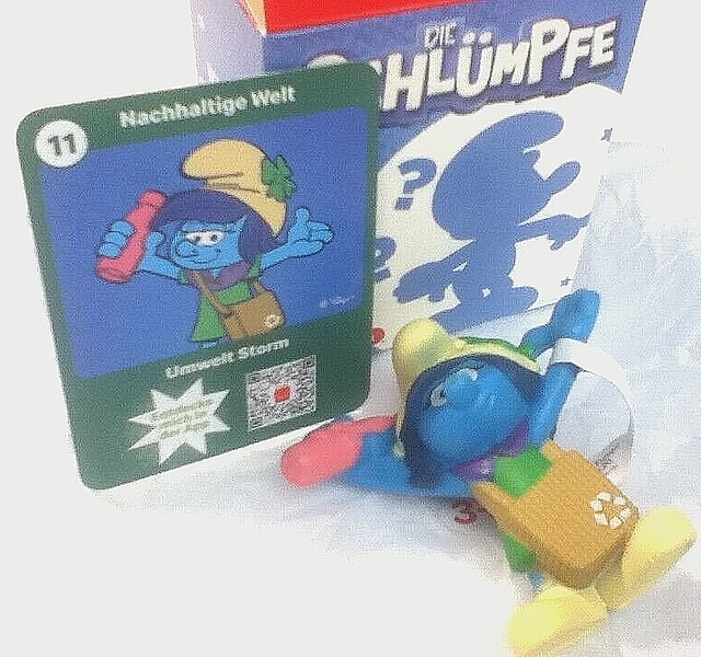 SCHLEICH 20042 – Die Schlümpfe, Küchenchef, Sammlerfigur 6 Cm