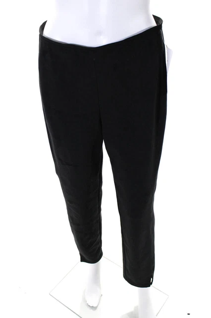 Nvelop Women's Suede Trousers Black Size Medium